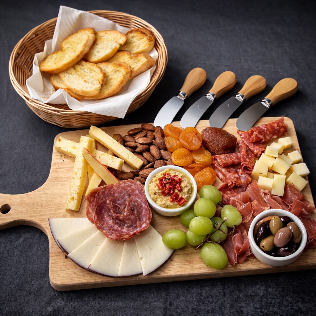 Spanish charcuterie board