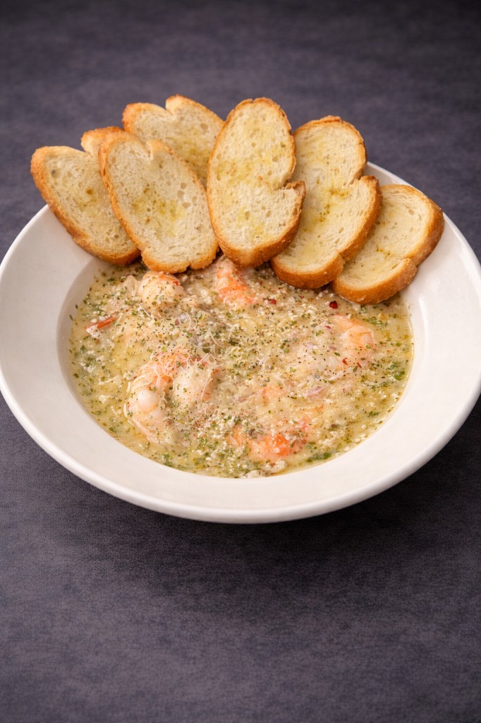 Mediterranean garlic shrimp